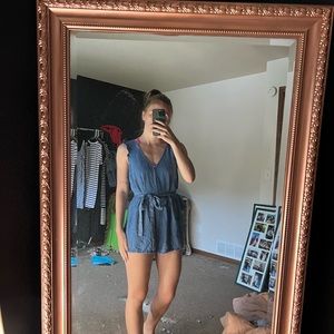 Size XS off the shoulder old navy denim romper